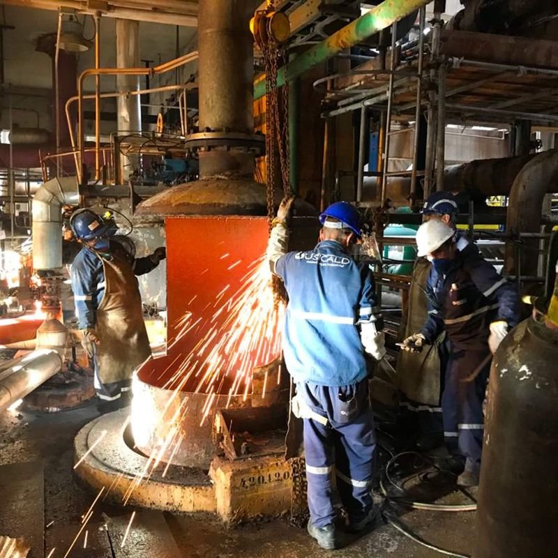 Substituição de parede de tanque